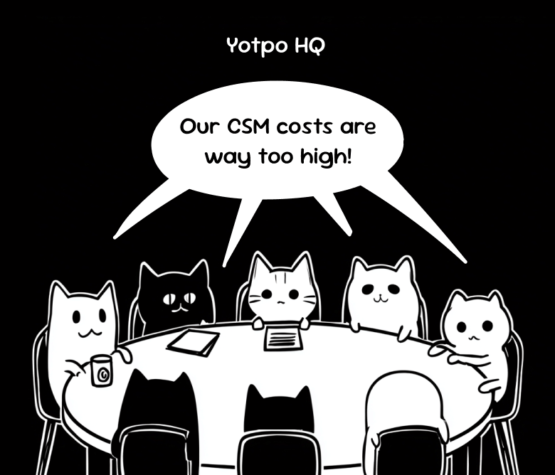 Yotpo HQ - Our CSM costs are way too high!